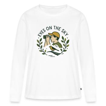 Eyes on the Sky - Women's Premium Organic Long Sleeve Shirt - white - Front - Julia (174cm)