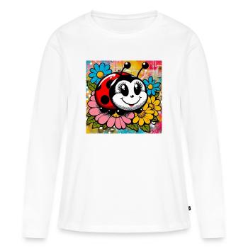 ladybird - Women's Premium Organic Long Sleeve Shirt - white - Front - Julia (174cm)