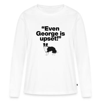 Even George Is Upset, Kennedy Center, Memorial Art - Frauen Premium Bio Langarmshirt - Weiß - Vorne - Julia (174cm)