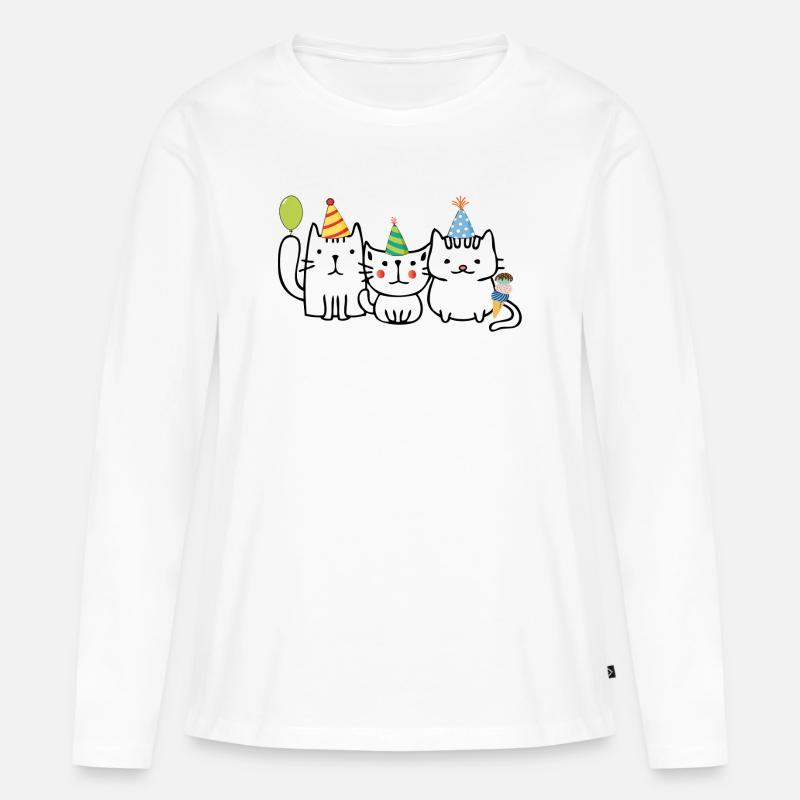 Geburtstag  - Frauen Premium Bio Langarmshirt - Weiß