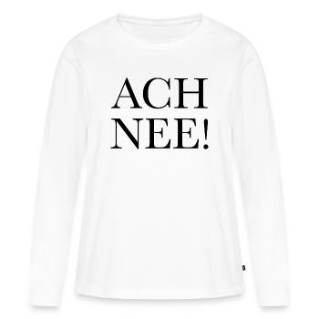 Oh non - T-shirt manches longues Premium bio Femme - blanc - Devant - Julia (174cm)