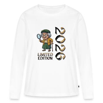Grandmother Limited Edition Granny in Retirement - Women's Premium Organic Long Sleeve Shirt - white - Front - Julia (174cm)