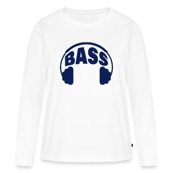 Basse - T-shirt manches longues Premium bio Femme - blanc - Devant - Julia (174cm)