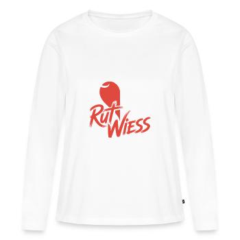 Souris de Carnaval, Rut, Wiess, Cologne, Cologne, Souris de Carnaval, - T-shirt manches longues Premium bio Femme - blanc - Devant - Julia (174cm)