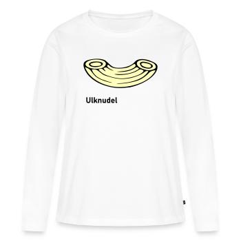 Ulknudel - Women's Premium Organic Long Sleeve Shirt - white - Front - Julia (174cm)