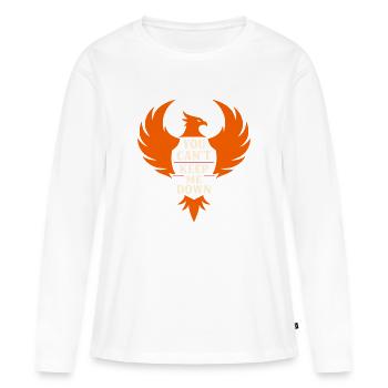 Heilungsreise Zur Transformation Innerer Stärke - Frauen Premium Bio Langarmshirt - Weiß - Vorne - Julia (174cm)