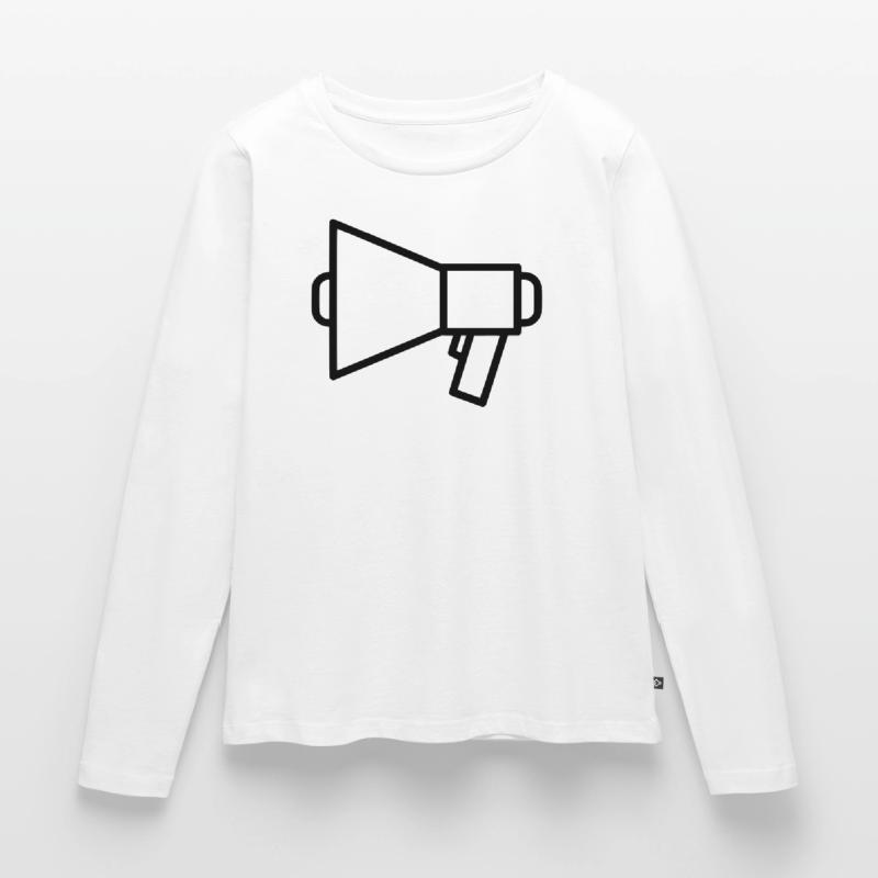 Megaphone Speaker Protest Women's Premium Organic Long Sleeve Shirt