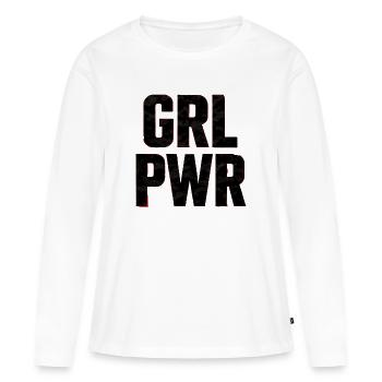 camouflage2_-_camouflage2_75 - Frauen Premium Bio Langarmshirt - Weiß - Vorne - Julia (174cm)