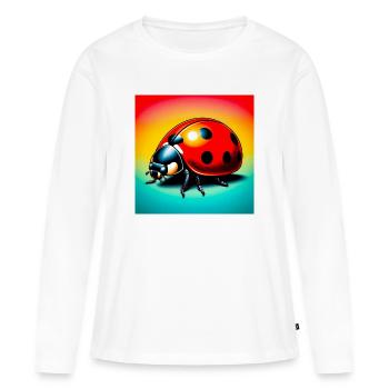 ladybird - Women's Premium Organic Long Sleeve Shirt - white - Front - Julia (174cm)