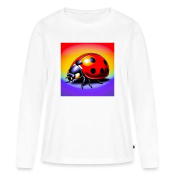 ladybird - Women's Premium Organic Long Sleeve Shirt - white - Front - Julia (174cm)