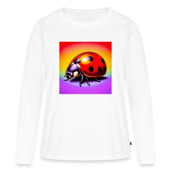 ladybird - Women's Premium Organic Long Sleeve Shirt - white - Front - Julia (174cm)
