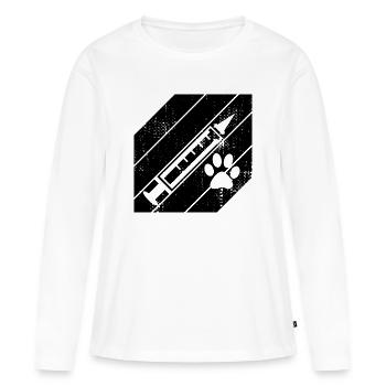 Spritze - Frauen Premium Bio Langarmshirt - Weiß - Vorne - Julia (174cm)