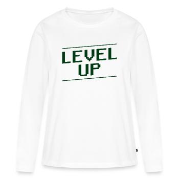Gamer Spruch Gaming - Frauen Premium Bio Langarmshirt - Weiß - Vorne - Julia (174cm)
