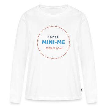 Papa's MIINI-ME - Women's Premium Organic Long Sleeve Shirt - white - Front - Julia (174cm)