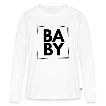 Baby - Frauen Premium Bio Langarmshirt - Weiß - Vorne - Julia (174cm)