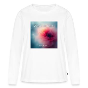Echoes of Love by Monsoon/Mark Noone - Women's Premium Organic Long Sleeve Shirt - white - Front - Julia (174cm)