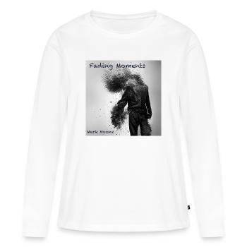 Fading Moments: by Mark Noone  - Women's Premium Organic Long Sleeve Shirt - white - Front - Julia (174cm)