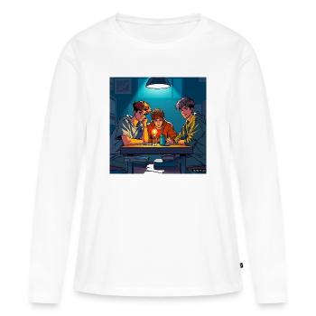 Cooperation - Women's Premium Organic Long Sleeve Shirt - white - Front - Julia (174cm)