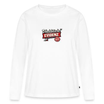Anekdotische Evidenz Retro Flair - Frauen Premium Bio Langarmshirt - Weiß - Vorne - Julia (174cm)