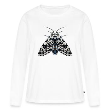 Anime Hypercompe Leoparde Géant - T-shirt manches longues Premium bio Femme - blanc - Devant - Julia (174cm)