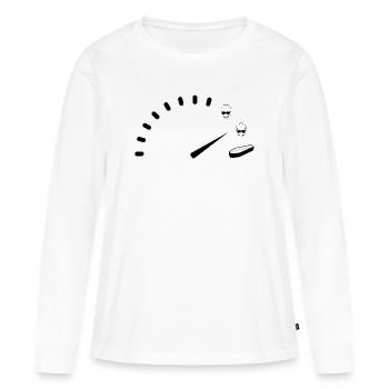 Speeding - Women's Premium Organic Long Sleeve Shirt - white - Front - Julia (174cm)