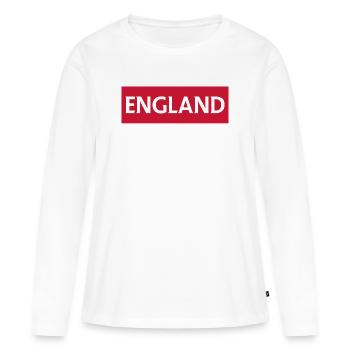 England Southampton Stadtbild Design - Frauen Premium Bio Langarmshirt - Weiß - Vorne - Julia (174cm)