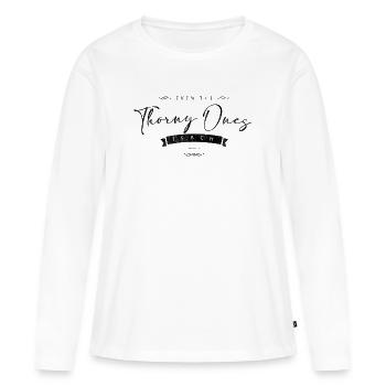 Thorny - Women's Premium Organic Long Sleeve Shirt - white - Front - Julia (174cm)