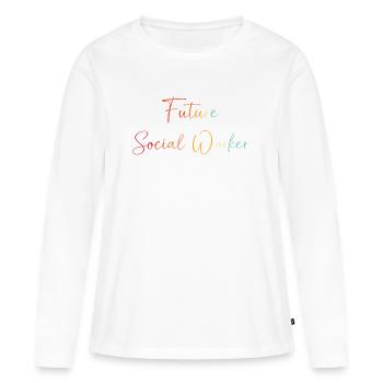 Social Worker Social Pedagogue Social Worker - Women's Premium Organic Long Sleeve Shirt - white - Front - Julia (174cm)