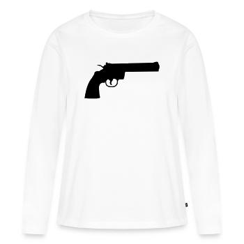 arme - T-shirt manches longues Premium bio Femme - blanc - Devant - Julia (174cm)