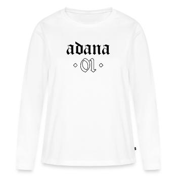 Adana 01 Turquie Turkiye Cadeau Vacances Turk TR - T-shirt manches longues Premium bio Femme - blanc - Devant - Julia (174cm)