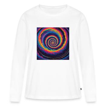 Fantasy Designs - Frauen Premium Bio Langarmshirt - Weiß - Vorne - Julia (174cm)