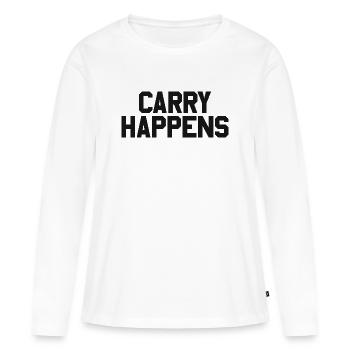 Carrying weapons according to the 2nd Amendment: Concealed - Women's Premium Organic Long Sleeve Shirt - white - Front - Julia (174cm)