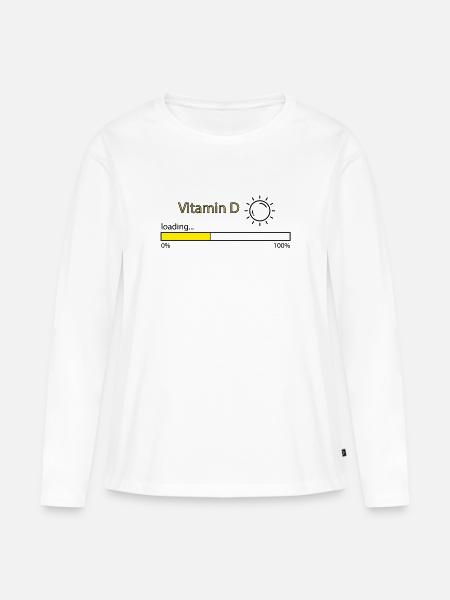 Sommerliebe - Frauen Premium Bio Langarmshirt - Weiß