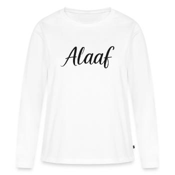 Alaaf Karneval Kostüm - Lieblingskostüm Alaaf Köln - Frauen Premium Bio Langarmshirt - Weiß - Vorne - Julia (174cm)