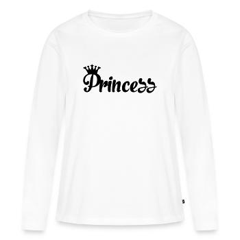 Princess - Women's Premium Organic Long Sleeve Shirt - white - Front - Julia (174cm)