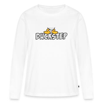 Duckstep (Dubstep) - Frauen Premium Bio Langarmshirt - Weiß - Vorne - Julia (174cm)