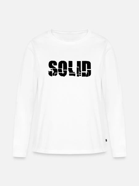 Fest - Frauen Premium Bio Langarmshirt - Weiß