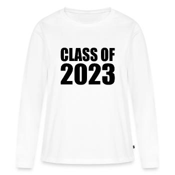 Class of 2023 - Women's Premium Organic Long Sleeve Shirt - white - Front - Julia (174cm)