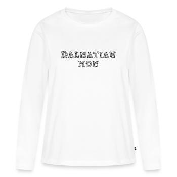 Dalmatian Mom - Dog Lovers - Frauen Premium Bio Langarmshirt - Weiß - Vorne - Julia (174cm)