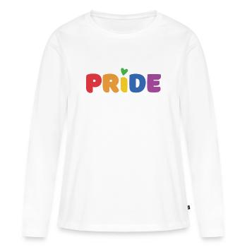 LGBTQ+ Pride Month - Women's Premium Organic Long Sleeve Shirt - white - Front - Julia (174cm)