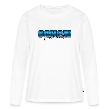 It's okay, all right - Women's Premium Organic Long Sleeve Shirt - white - Front - Julia (174cm)