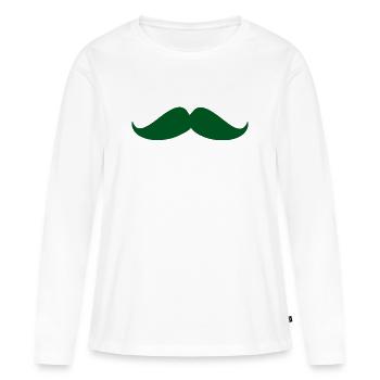 anniversaire. anniversaire décennie. humour. drôle - T-shirt manches longues Premium bio Femme - blanc - Devant - Julia (174cm)