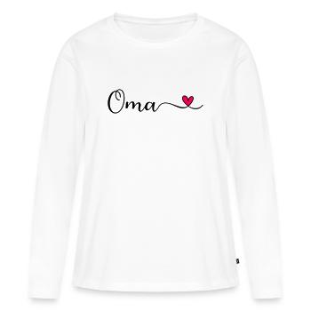 granny - Women's Premium Organic Long Sleeve Shirt - white - Front - Julia (174cm)