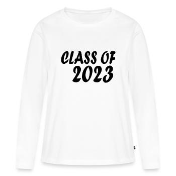 Class of 2023 - Women's Premium Organic Long Sleeve Shirt - white - Front - Julia (174cm)