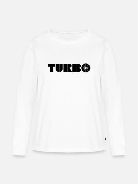 Turbo - Frauen Premium Bio Langarmshirt - Weiß