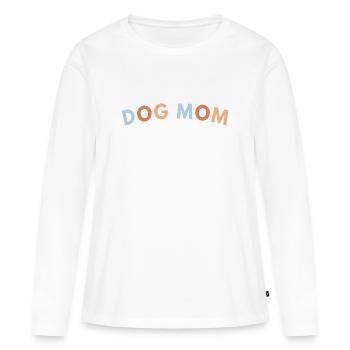 Beste Hundemama aller Zeiten - Frauen Premium Bio Langarmshirt - Weiß - Vorne - Julia (174cm)