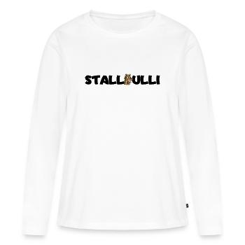Stable Sweater - Stable - Horse Horse Rider Rider - Women's Premium Organic Long Sleeve Shirt - white - Front - Julia (174cm)