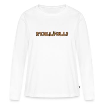 Stable Sweater - Stable - Horse Horse Rider Rider - Women's Premium Organic Long Sleeve Shirt - white - Front - Julia (174cm)
