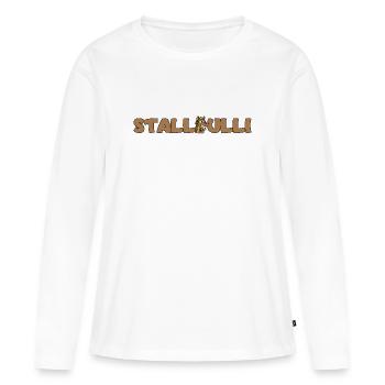 Stable Sweater - Stable - Horse Horse Rider Rider - Women's Premium Organic Long Sleeve Shirt - white - Front - Julia (174cm)