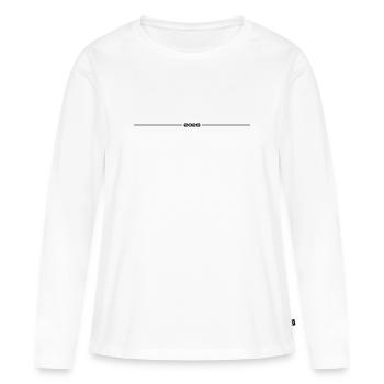 Accident vasculaire cérébral en 2026 - T-shirt manches longues Premium bio Femme - blanc - Devant - Julia (174cm)